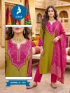Urmila By Kaya Roman Two Tone Kurti With Bottom Dupatta